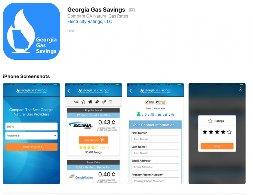 Gas Savings Launches Natural Gas Mobile Shopping Apps for